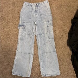 Light Blue Cargo Pants